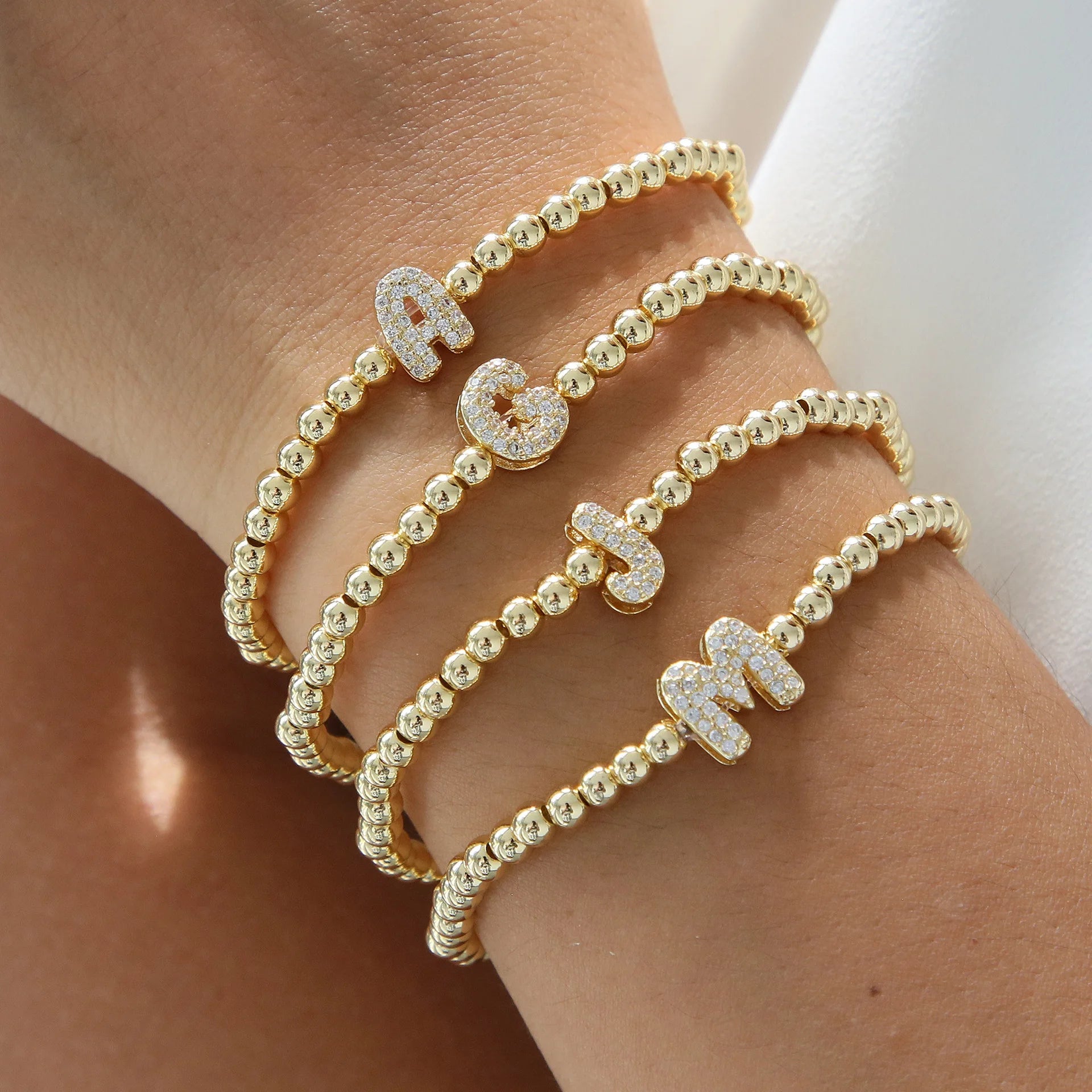 Radiant Initials — Charm Bracelet