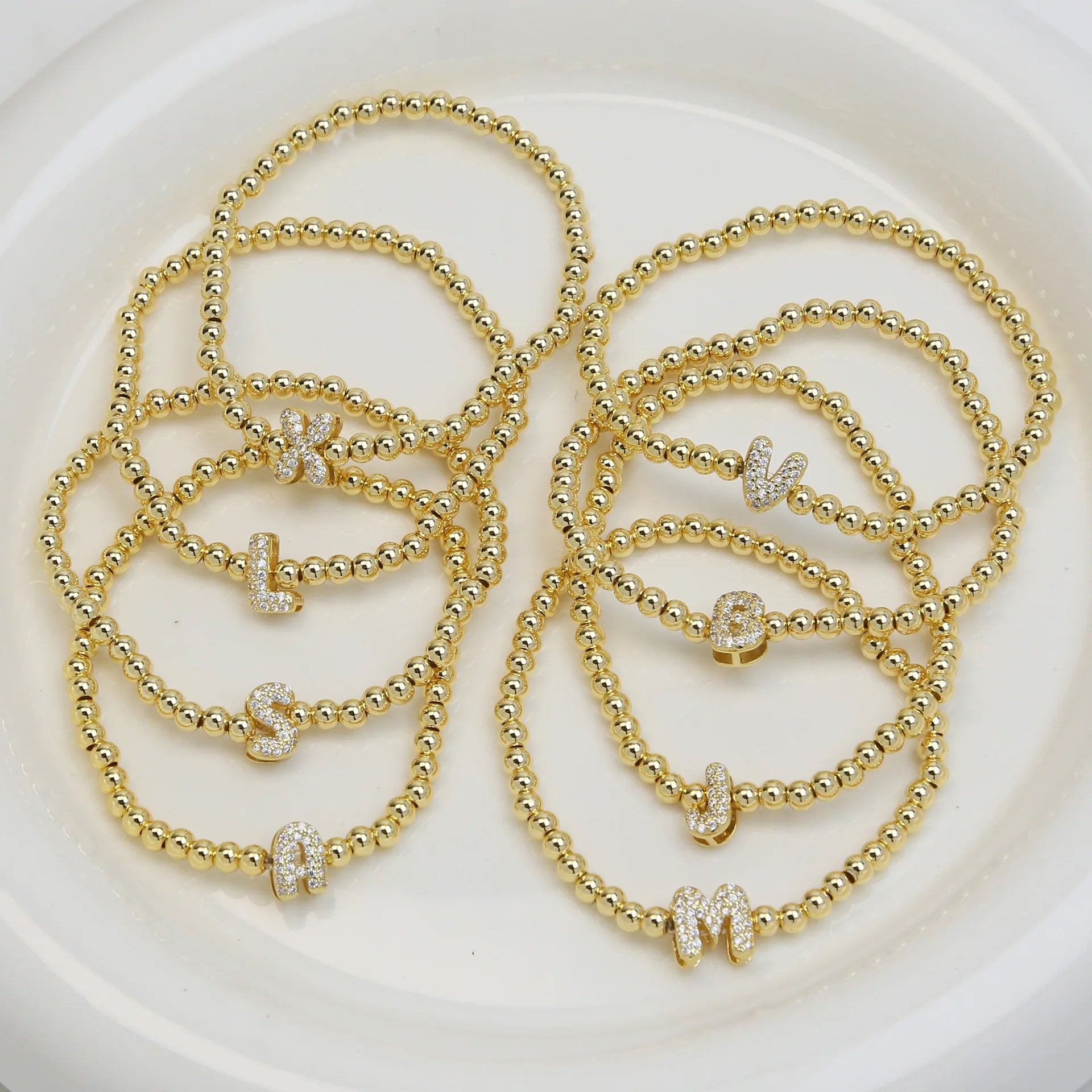Radiant Initials — Charm Bracelet