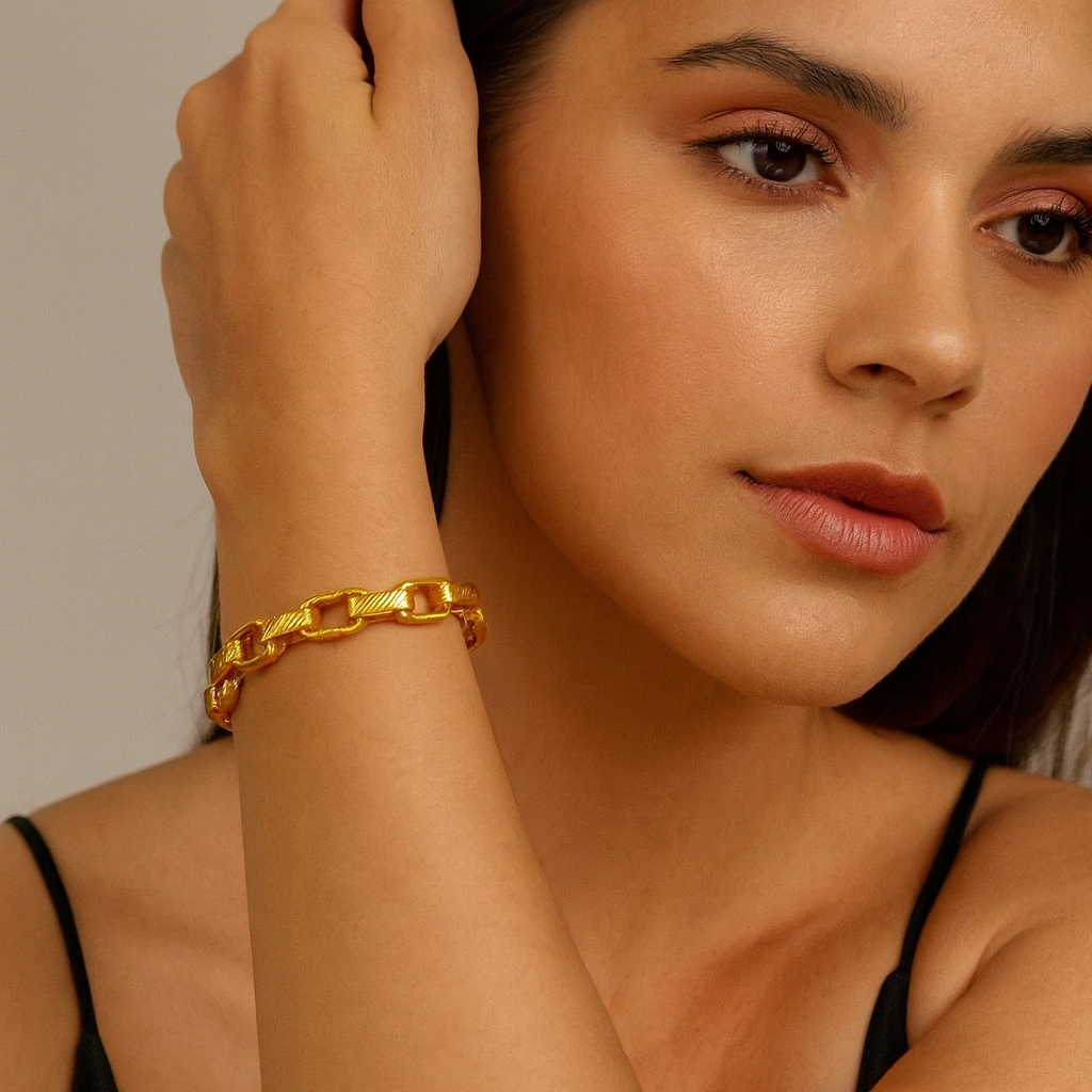 Golden Horizon — Stainless Steel Bracelet