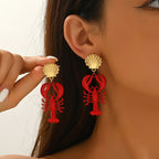 Ocean Lobster Jewelry Set