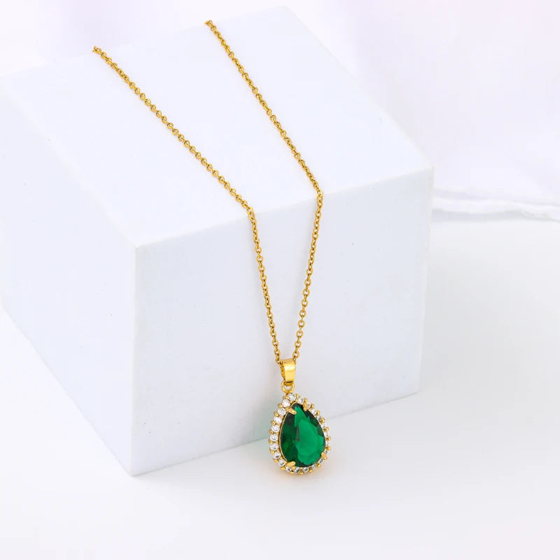 Green Crystal Pendant