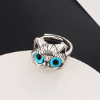 Blue-Eyed Cat Adjustable Ring