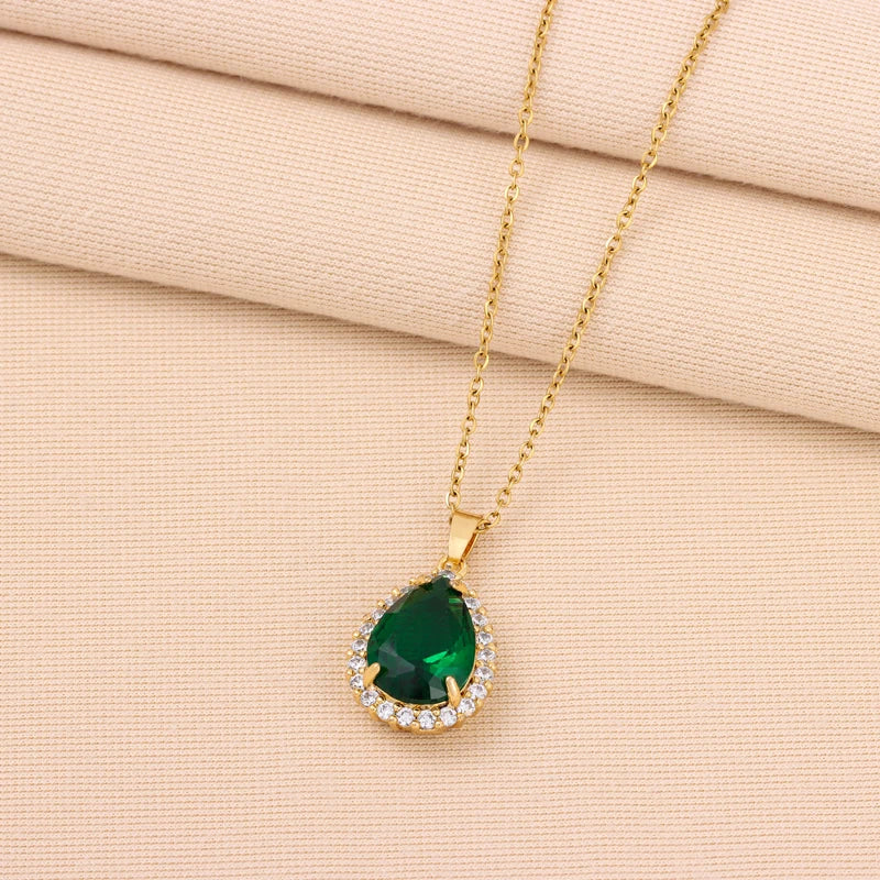 Green Crystal Pendant