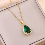 Green Crystal Pendant