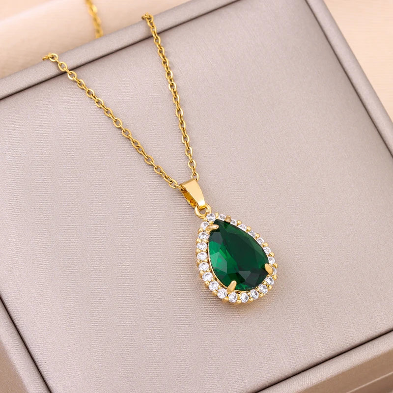 Green Crystal Pendant