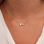 Eternal Heart — Dainty Initial Necklace