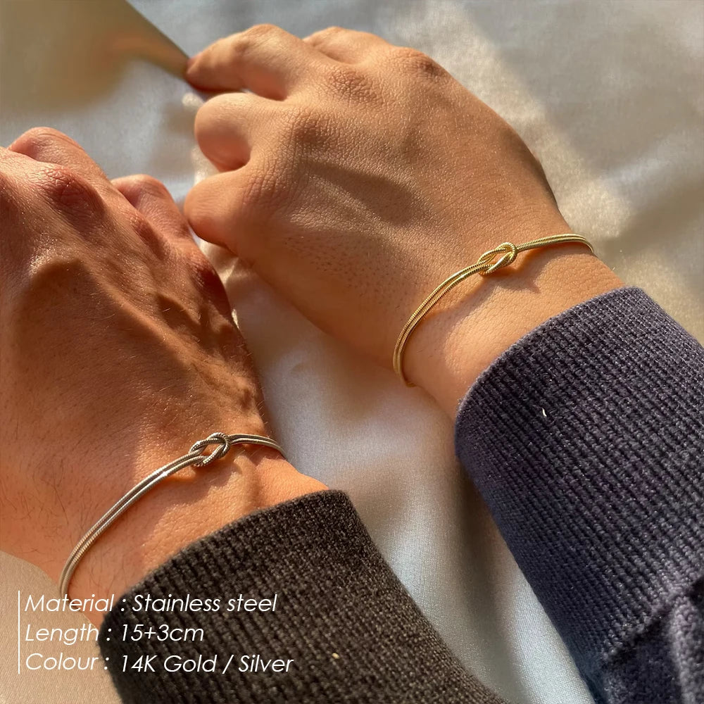 Eternal Bond — Stainless Steel Friendship Bracelet