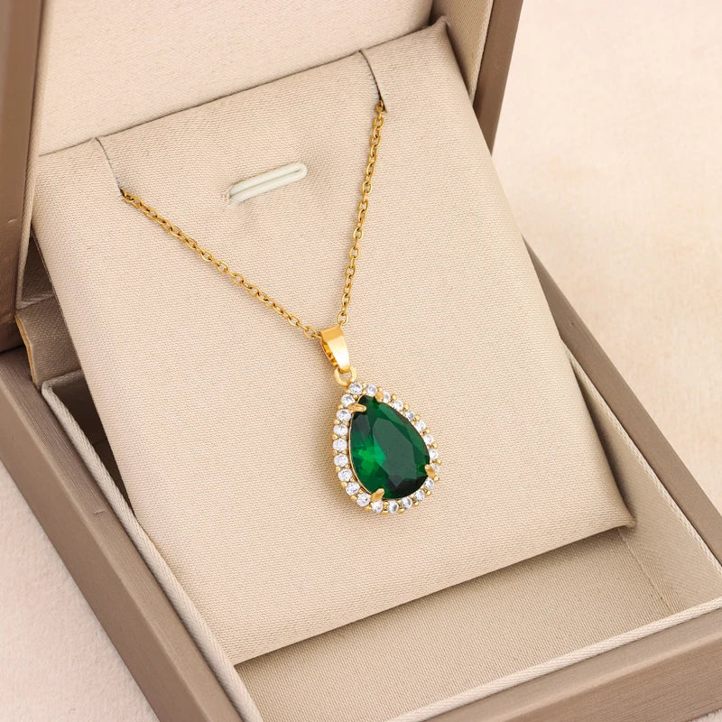 Green Crystal Pendant